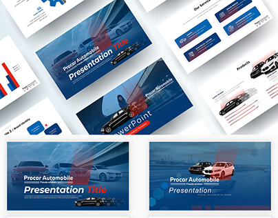 Automobile dealer powerpoint Presentation template