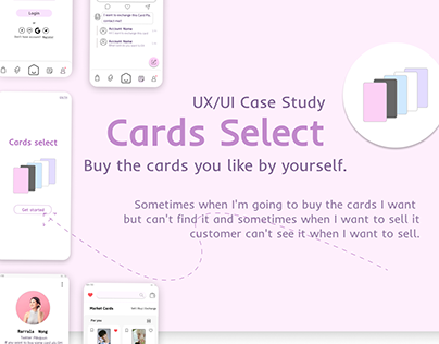 Project thumbnail - Cards Select - UX/UI Case study