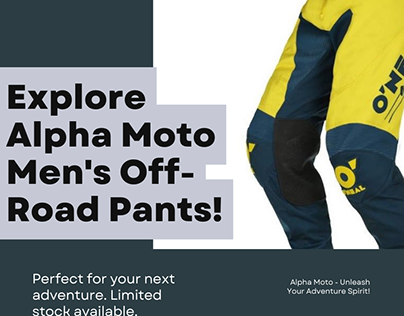 Men's Off- Road Pants | Apparel Durable and Stylish