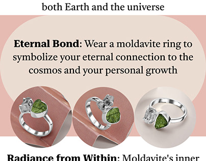The Allure of Moldavite Rings: Cosmic Elegance