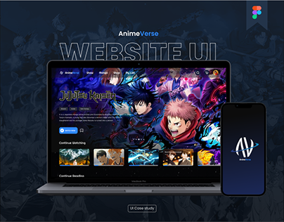 AnimeVerse - Website Design | UI Case Study