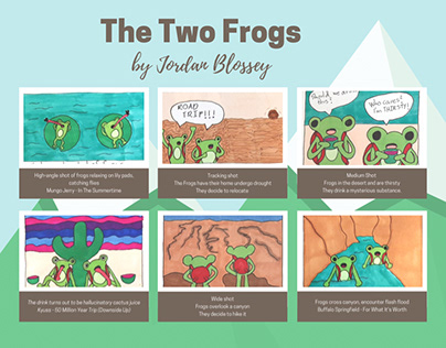 Two frogs, Aesop Fable, Buddy Comedy