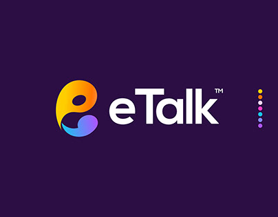 E + Chatting Logo Design Concept - Unused