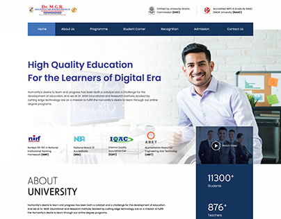 Dr. MGR Website Design