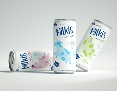Milkis - soda packaging design