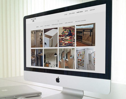 Website project design for carpenter