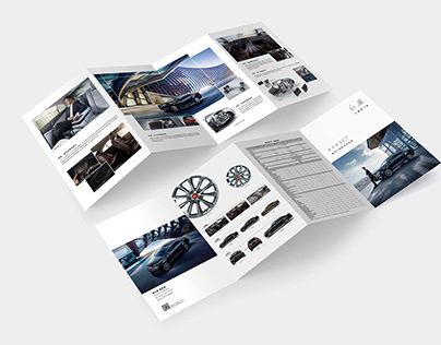HongQi H7 brochure design \leaflet design
