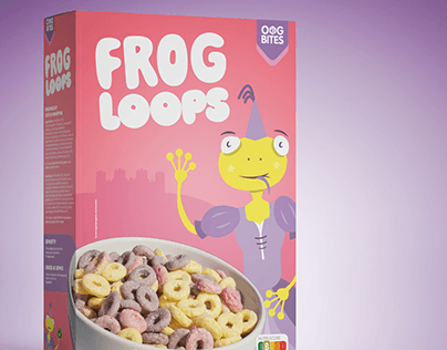 Frog Loops - Cereal Box