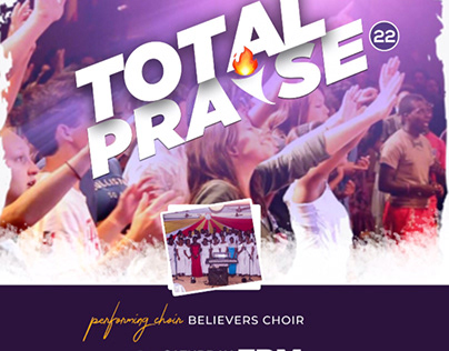 Total praise Church flyer