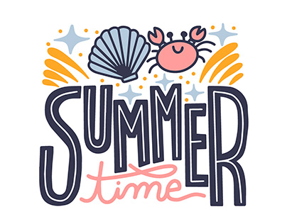 Summer Illustrations | Lettering | Patterns