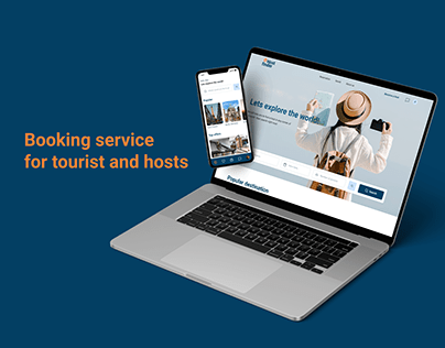 Booking service for tourists and hosts | web app UI/UX