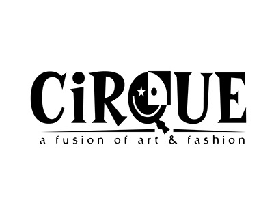 Logo Identity "CiRQUE - a fusion of art and fashion"