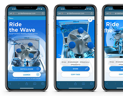 Midea “Ride The Wave” Retail AR Product Demo Experience