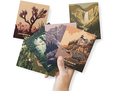 Art Direction | National Park Greeting Cards