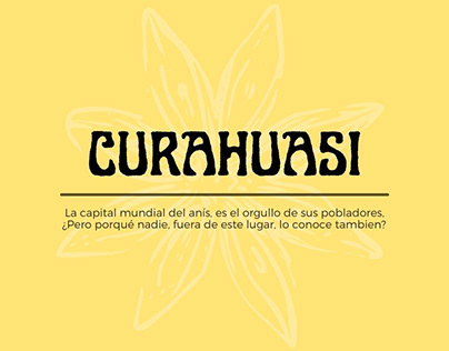 Curahuasi - Capital mundial del anís