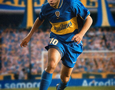 Aaron Molinas con la camiseta de Boca Juniors 2001.