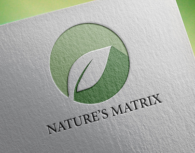 Nature's Matrix Logo Concept