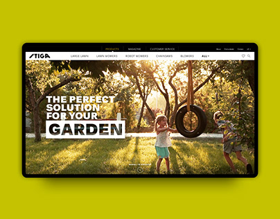 Stiga - Redesign New Web Site UX/UI