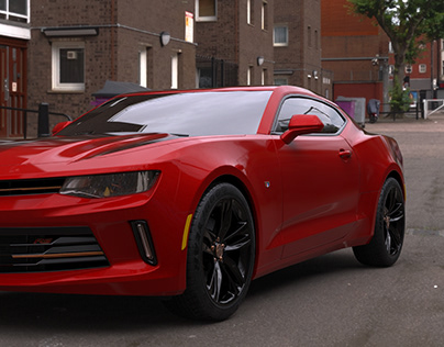 CAMARO RENDER PROJECT ON 3DSMAX AND KEY SHOT
