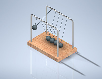 Design of a Newton's Cradle