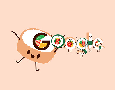 Google Doodle - Sushi Day