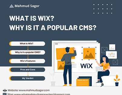 What is Wix, and why is it a popular CMS?