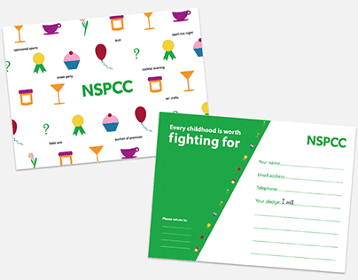 NSPCC Fundraising Postcards