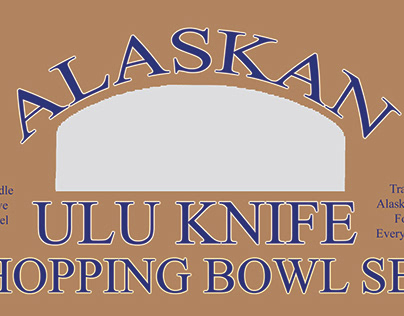 Alaskan Ulu Knife & Bowl Packaging