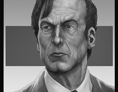Saul Goodman Digital Portrait