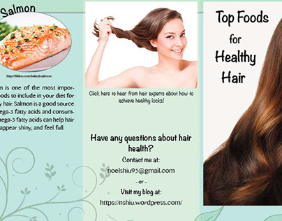 Healthy Hair campaign brochure