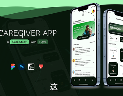 Project thumbnail - Caregiver App: Case Study with Figma
