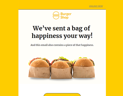 Email Newsletter - Confirmation Email Design