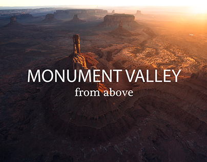 Monument Valley from above