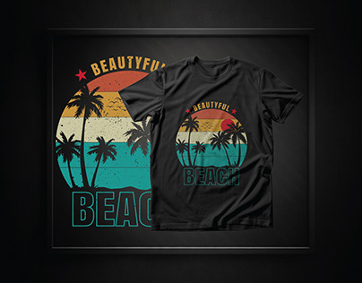 Beach T-shirt Design