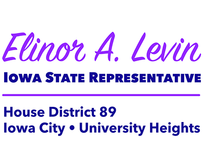 Candidate for Iowa House Elinor Levin