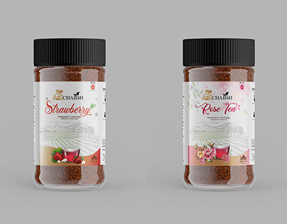 Indian Tea Brand Label Packaging Design