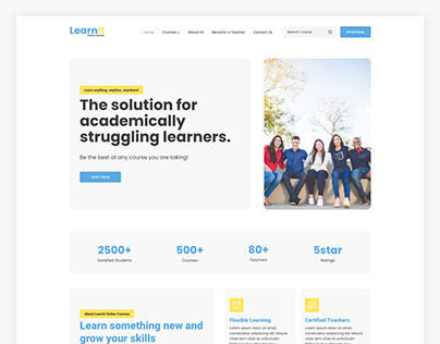 LearnIt Online Courses Web Design