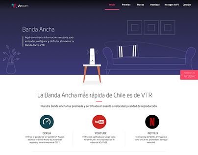 VTR Site Banda ancha