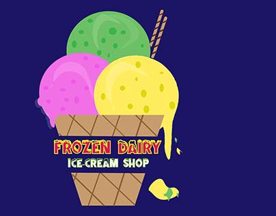 Ice-cream shop Logo