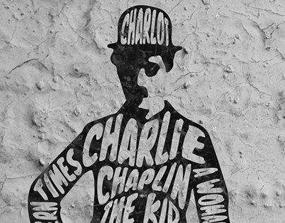 Charlie Chaplin Typography Work