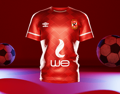 3D Model Famous Football Club T-Shirt (Al-Ahly)