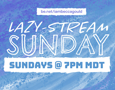 Stream Schedule: Sundays are for Streaming