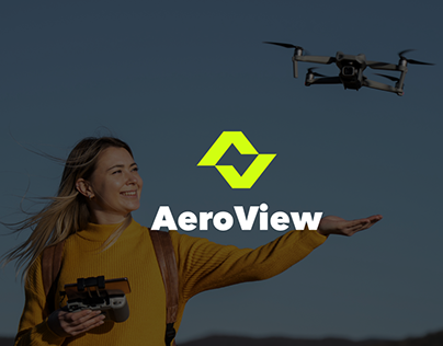AeroView | Brand identity, Visual design, web design