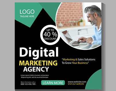 Social Media Banner Design for Digital Marketing