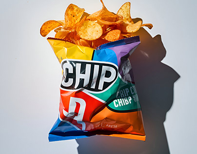 chips manipulation with free mockup