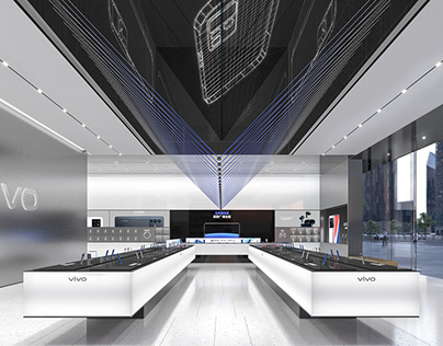 Terminal retail space design丨vivo Super Flagship Store