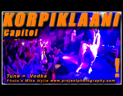 Korpiklaani band, live music photos Mike Wylie
