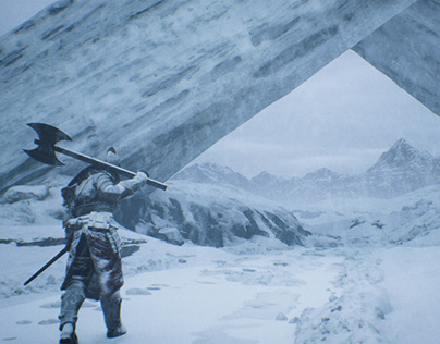 Blizzard Snow Environment - Unreal Engine