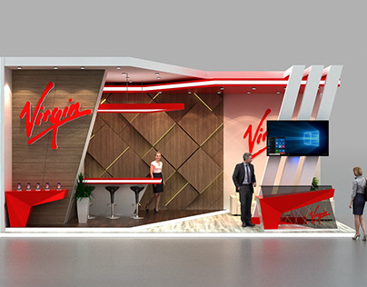 Concept Design for Virgin Exhibition Stand