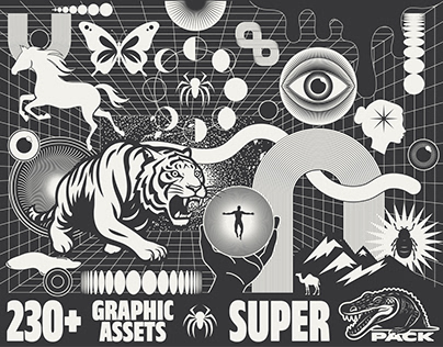 Project thumbnail - 230+ Bold Graphics Super Pack